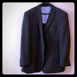 Blue tweed blazer